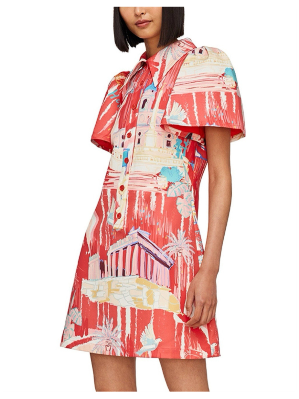 Leo Lin Brooke Roma Mini Shirt Dress 6